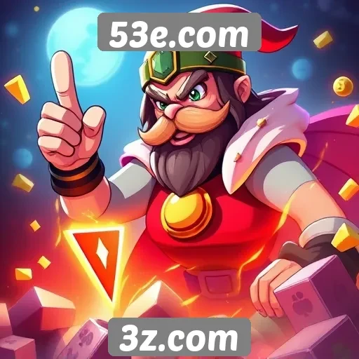 Variedade de jogos oferecidos na plataforma 53e.com