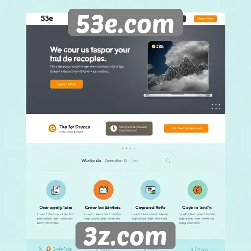 Navegação intuitiva destaca a experiência do usuário no 53e.com